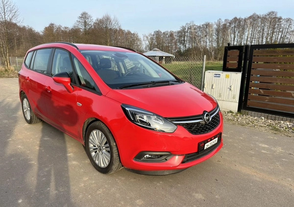 Opel Zafira cena 53800 przebieg: 66400, rok produkcji 2017 z Siedlce małe 704